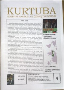 KURTUBA DERGİSİ 4. SAYISI İLE SELAM VERDİ