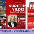 Röportaj ve yazılarını Gerçek Hayat Degisi’inden takip ettiğimiz Adem Özköse Konya’da. 10 Ekim Cumartesi Saat: 19:30′da Alaaddin Keykubat salonunda “Patani,...